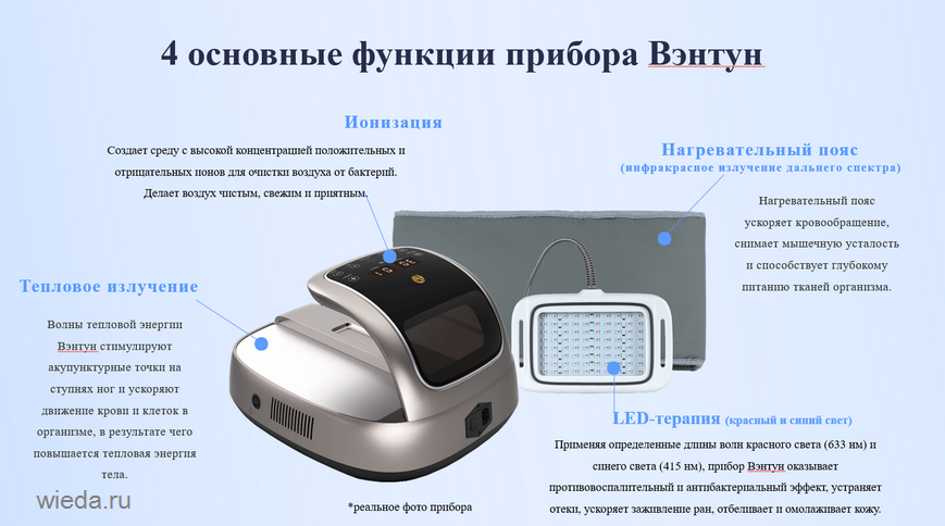  Вэнтун 1.0 Whieda прибор для здоровья